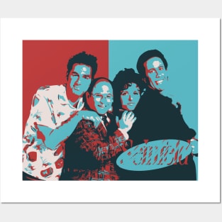Seinfeld Tribute Tv Series TV SHOW SEINFELD - the office curb your enthusiasm kramer simpsons golden girls breaking bad vandelay industries friends arrested development sopranos Posters and Art
